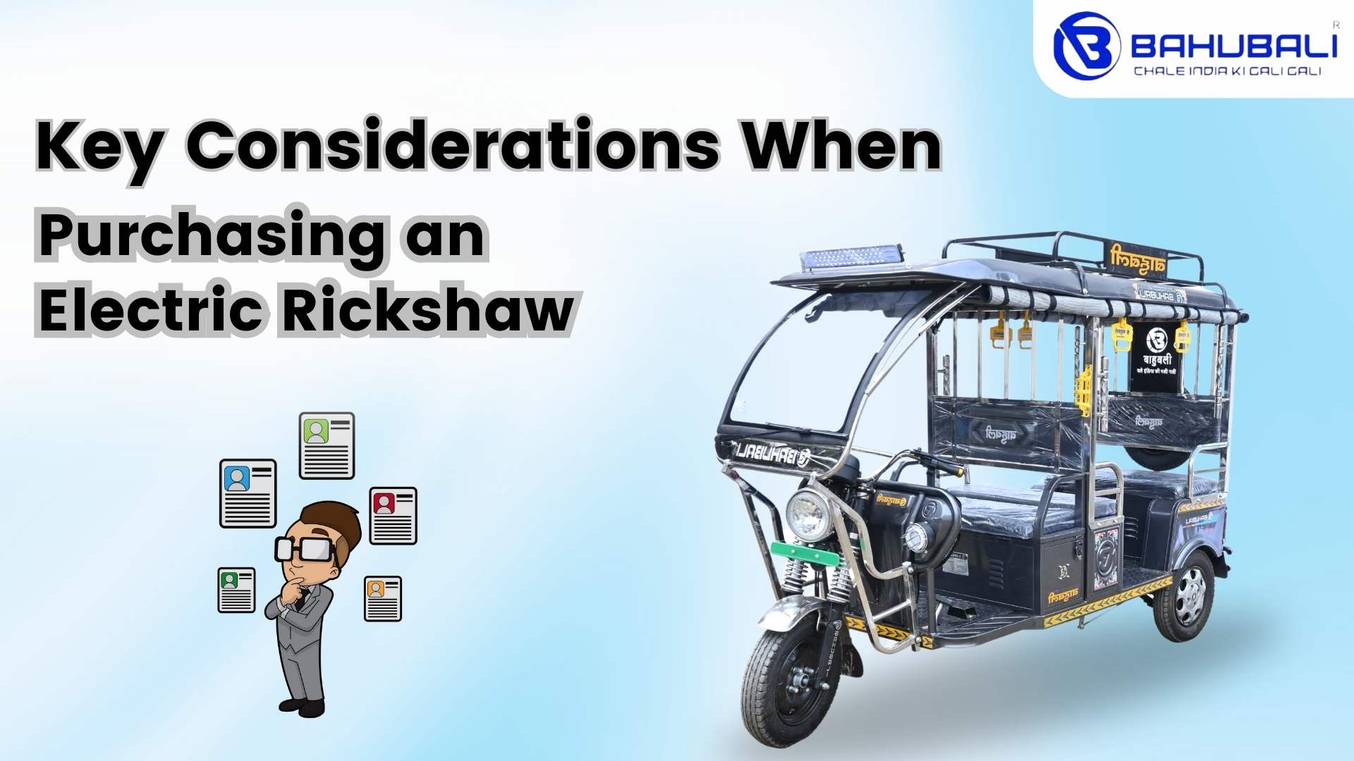 Key Considerations When Purchasing an Electric Rickshaw